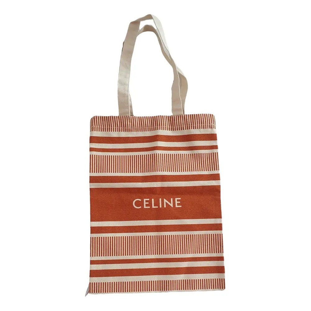 Celine Cabas clutch bag,Never worn,Beige, Cotton